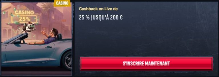 Mafia Casino cashback live