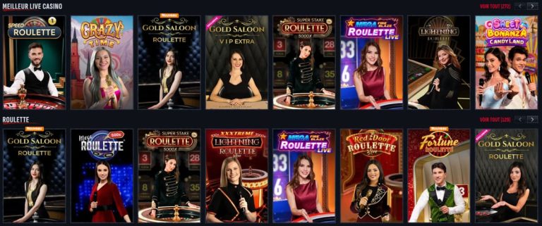 Mafia Casino jeux live