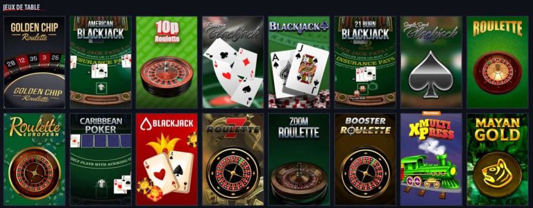 Mafia Casino jeux table