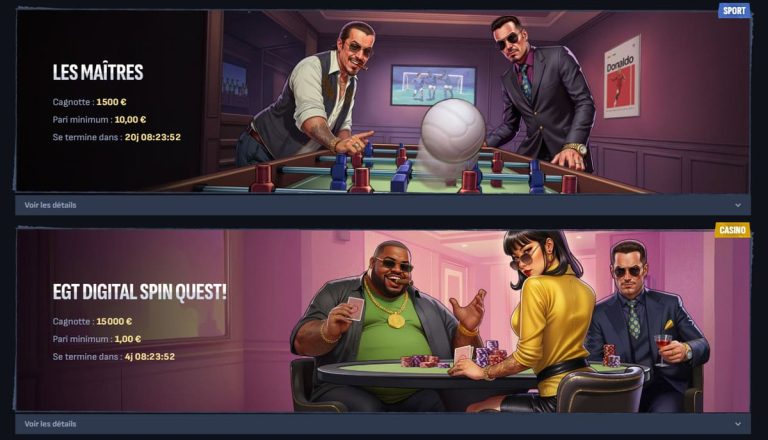 Mafia Casino tournois